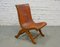 French Leather Side Chair, 1930s 6