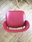 Red Leatherette and Beech Dining Chairs, 1960s, Set of 2, Image 17