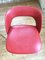 Red Leatherette and Beech Dining Chairs, 1960s, Set of 2, Image 21