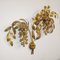 Applique a forma di palma in metallo dorato di Hans Kögl, anni '70, Immagine 5