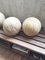 French Suede Medicine Balls, 1950s, Set of 5 10