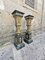 Antique Neoclassical Bronze and Marble Columns, Set of 2 12