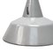 Gray Enamel Scissor Ceiling Lamp, 1950s 3