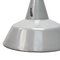 Gray Enamel Scissor Ceiling Lamp, 1950s, Image 3