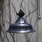 Black Enamel and Bakelite Ceiling Lamp, 1950s 5