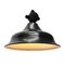 Black Enamel and Bakelite Ceiling Lamp, 1950s 2