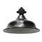 Black Enamel and Bakelite Ceiling Lamp, 1950s 1