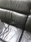 Divano e sedie in pelle nera e legno di faggio, anni '60, set di 3, Immagine 49
