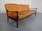 Rosewood Sofa & Leather Easy Chairs, 1960s, Set of 4 58