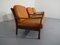 Rosewood Sofa & Leather Easy Chairs, 1960s, Set of 4 54