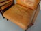 Poltronas de cuero y sofá de palisandro, años 60. Juego de 4, Imagen 46
