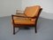 Rosewood Sofa & Leather Easy Chairs, 1960s, Set of 4 38