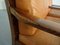 Poltronas de cuero y sofá de palisandro, años 60. Juego de 4, Imagen 27
