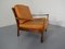 Sofa mit Gestell aus Palisander & Lehnstühle mit Lederkissen, 1960er, 4er Set 42