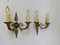 Vintage Empire Style Bronze Wall Lights, Set of 2, Image 4