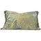 French Silk Damask Celadon Pillow by Katrin Herden for Sohil Design, Image 1
