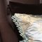 French Silk Damask Celadon Pillow by Katrin Herden for Sohil Design, Image 2
