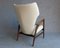 Mid-Century Danish Wingback Armchair by Ib Madsen & Acton Schubell, 1940s 3