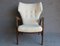 Mid-Century Danish Wingback Armchair by Ib Madsen & Acton Schubell, 1940s 5