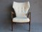 Mid-Century Danish Wingback Armchair by Ib Madsen & Acton Schubell, 1940s, Image 5