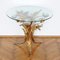 Table d'Appoint Hollywood Regency en Métal Doré par Hans Kögl, 1970s 8