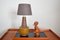Lámpara de mesa de Aldo Londi para Bitossi, años 60, Imagen 5