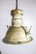 Lámpara colgante industrial de Holophane, años 40, Imagen 1