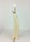 Mid-Century Aerospace Concorde White Ceramic Table Lamp, Image 4