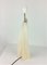 Mid-Century Aerospace Concorde White Ceramic Table Lamp 5