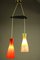 Glass Shade Pendant Lamp, 1950s 3