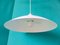 Danish White Ceiling Lamp, 1970s 5