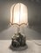 White Ceramic Table Lamp, 1940s, Image 6