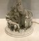 White Ceramic Table Lamp, 1940s, Image 3