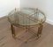 French Neoclassical Brass Coffee Table, 1970s 8