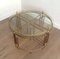 French Neoclassical Brass Coffee Table, 1970s 1