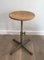 Antique Industrial Steel and Wood Stool, 1900s 11