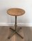 Antique Industrial Steel and Wood Stool, 1900s 10
