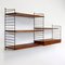 Teak Veneer Wall Unit by Kajsa & Nisse Strinning for String, 1960s 2