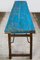 Blue Teak Console Table, 1950s, Image 7