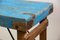 Blue Teak Console Table, 1950s, Image 4