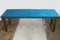 Blue Teak Console Table, 1950s, Image 14