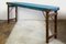 Blue Teak Console Table, 1950s 2