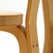 Tabourets K65 par Alvar Aalto pour Artek, années 70, Set de 2 10