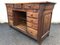 Antique Industrial Oak Cabinet 3