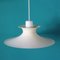 Danish White Ceiling Lamp, 1970s 2