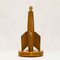 French Wooden Table Lamp, 1950s, Image 13