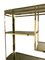 Brass and Smoked Glass Wall Unit from Belgo Chrom / Dewulf Selection, 1970s 7