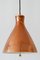 Scandinavian Copper Pendant Lamp, 1960s, Image 1