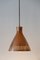 Lámpara colgante escandinava de cobre, años 60, Imagen 13