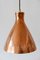 Lámpara colgante escandinava de cobre, años 60, Imagen 7